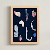 "Ancient Shapes 2" - Art Print in Prehistoric by Sumak Studio - Framed