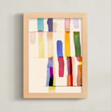 "Color Cut 2" - Art Print in Vibrant by Sumak Studio - Framed
