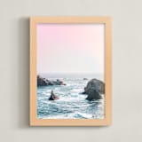 "Super Sea" - Art Print in Totally Teal by Karly Rose Sahr - Framed