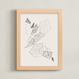 "Volatile N.2" - Art Print in Ivory by Catilustre - Framed