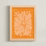 "Vibrance No. 1" - Art Print in Vibrant Gold by ThirtyOne Illustrations - Framed