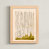 "Dreamland" - Art Print in Cream by Bethania Lima - Framed