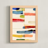 "Color Cut 1" - Art Print in Vivid by Sumak Studio - Framed