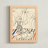 "Hungarian Vase" - Art Print in Paprika by Lise Gulassa - Framed
