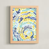 "Sun Drops 2" - Art Print in Multicolored by Holly Royval - Framed