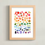 "paper rainbow" - Art Print in Rainbow by Sarah Knight - Framed