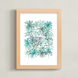 "Always Together" - Art Print in Mint by Sarah Knight - Framed