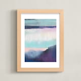 "Twilight Shimmer" - Art Print in Twilight Blue by AlisonJerry - Framed