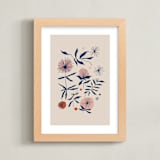 "Vintage Floral Set I" - Art Print in Vintage by Kate Capone - Framed