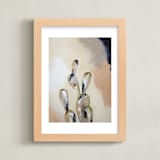 "Left it in Marfa" - Art Print in Peach by Kati Ramer - Framed