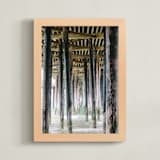 "Pismo Pier" - Art Print in wood by Janel Galvez - Framed