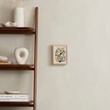 "My Hiding Place" - Art Print in Yellow Ochre by Catilustre - In a Room