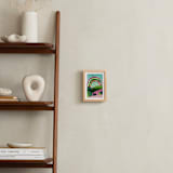 "Rainbow dreams" - Art Print in Emerald Green by Mojca Dolinar - In a Room