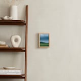 "Through the Hills" - Art Print in Mist Blue by Jen Tips - In a Room