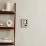 "April Abstract" - Art Print in Chalk Blue by Lisa Travis - In a Room