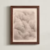 "La Nube" - Art Print in Vintage Ivory by jinseikou - Framed
