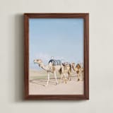 "Three is a Crowd" - Art Print in Desert by Kir Tuben - Framed