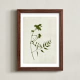 "Foraged I" - Art Print in Verdant by Kamala Nahas - Framed