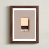 "Unstruck Silver" - Art Print in Color Match Silver by Andrew McClintock - Framed
