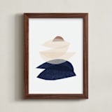 "paper blossoms II" - Art Print in porcelain by Carrie Moradi - Framed