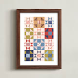 "Howdy Partner 1" - Art Print in Multi by Gabrielle Neil - Framed