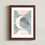 "Spring Moon" - Art Print in Night Sky by Iveta Angelova - Framed