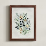 "Maidenhair Fern" - Art Print in Cape Verde by Aspa Gika - Framed