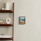 "Uneven Ground II" - Art Print in Sky Blue by Lara Eckerman - In a Room