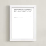 "Custom Quotes" - Custom Print in Noir by Minted - Framed
