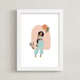 "Serene" - Art Print in Desert Flower by Tennie and Co. - Framed