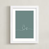 "A Simple Stroll" - Art Print in Forest by Britt Mills - Framed