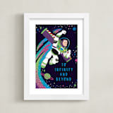 "Disney and Pixar Buzz Lightyear" - Art Print in Space by Katie Zimpel - Framed