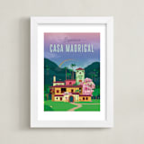 "Discover Disney's Casa Madrigal" - Art Print in Tropical by Erica Krystek - Framed