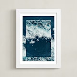 "Waves 1" - Art Print in Marine by lulu and isabelle - Framed