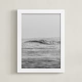 "Pacific Waters" - Art Print in Fog by Em Hale - Framed