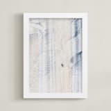 "El Capitan" - Art Print in Stone Blue by Mike Sunu - Framed