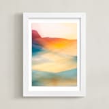 "Rays of Gold 1" - Art Print in Golden Rays by Helen Makadia - Framed