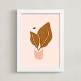 "LEIA" - Art Print in Earth by Alex Roda - Framed