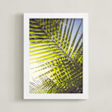 "In the right place 1" - Art Print in Golden Blue by Owl and Toad - Framed