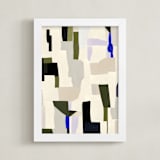 "paper tapestry I" - Art Print in Day by Sumak Studio - Framed