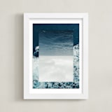 "Waves 2" - Art Print in Marine by lulu and isabelle - Framed