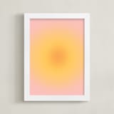 "Soft Sun" - Art Print in Sunrise by Emili Alfieri - Framed