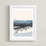 "Seascape II" - Art Print in marine by Tatjana Koraksic - Framed