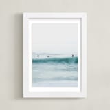 "Hermosa Blue II" - Art Print in water by Mike Sunu - Framed