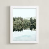 "Mirror Mirror I" - Art Print in Lake by lulu and isabelle - Framed