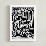 "A Long Ray Around" - Art Print in Night by raven erebus - Framed