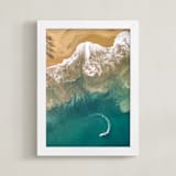 "Sea Change" - Art Print in Ocean by Shari Margolin - Framed