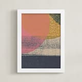 "Setting Light I" - Art Print in Sunset by Molly Lloyd - Framed
