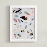 "Spring Thaw I" - Art Print in Ivory by Kayla King - Framed