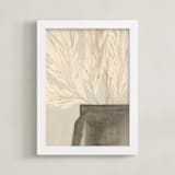 "Flower Market 02" - Art Print in Light Natural by Shawna Urban - Framed